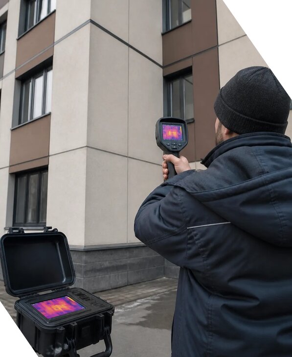 Тепловизионное обследование зданий и сооружений в Чернушке
